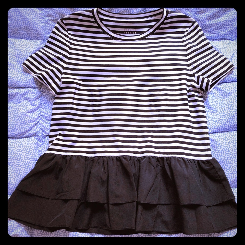 Kate Spade Broom Street Peplum Top
